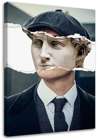 Gario Vászonkép Peaky Blinders, Tommy és szobor kollázs - Norrobey Méret: 40 x 60 cm