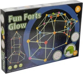 KRUZZEL Erőd építőjáték - Funstruction - világító - 64+36 db