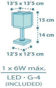 Dalber 63451 - LED gyereklámpa BABY DINOS 1xG4/4W/230V színes