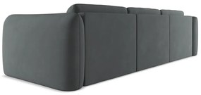 Sötétszürke sarokkanapé (bal oldali) Hoku – Makamii