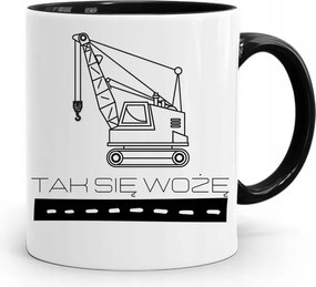 Bögre Fekete Építő Barkács Szakember Ajándék fényképes nyomtatással