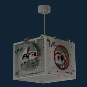 Dalber D-74552 - Gyerek csillár PIRATES 1xE27/60W/230V