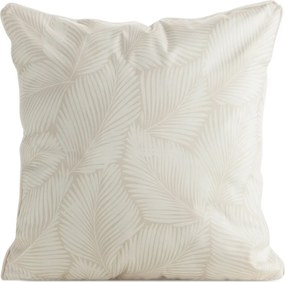 Dekoratív vízálló párnahuzat Garden 45x45 Eurofirany fehér levél mintás