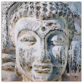 Gario Vászonkép Buddha szobor a falban Méret: 40 x 40 cm