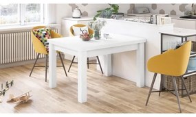 RALF fehér kihúzható étkezőasztal 12 személyre