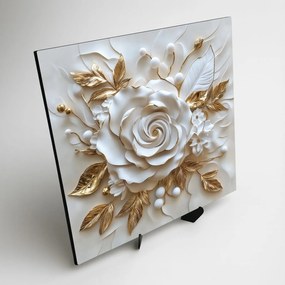 DUBLEZ | Falikép - Fehér virág