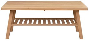 Brooklyn dohányzóasztal csiszolt tölgyfából, 130 x 75 cm - Rowico