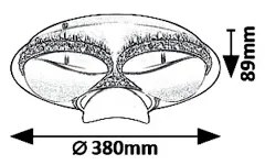 Rabalux 5050 - LED Fényerőszabályozható mennyezeti lámpatest CAPRIANA LED/18W/230V