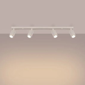 Sollux SL.1603 - Spotlámpa KARBON 4xGU10/10W/230V krémes