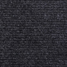 antracitszürke bordás kiállítási szőnyeg 1,2 x 15 m