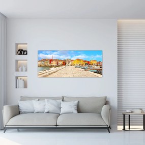 Kép - Poreč régi isztriai városa, Horvátország (120x50 cm)