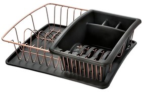Rézszínű edényszárító alátéttel - Metaltex