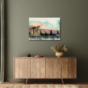 Kép - akropolisz, Athens, Görögország (70x50 cm)