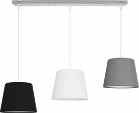 Mennyezeti Lámpa Függeszték Fekete Csillár Hármas Díszléc Lámpabúra A Nappaliba