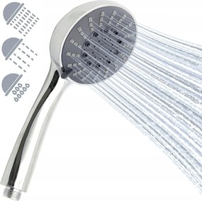 Zuhanyfej zuhanyfej 3 funkciós zuhanyfej króm