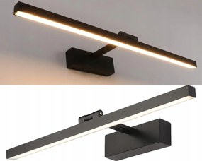 Led Fali Lámpa Fürdőszoba Szekrény Tükör Fürdőszoba 18W 60cm Fekete