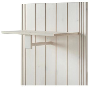 Fehér borovi fenyő előszoba bútor 60x120x25 cm Anita – Støraa