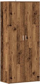 vidaXL antik fa színű szerelt fa cipőszekrény 80 x 39 x 178 cm