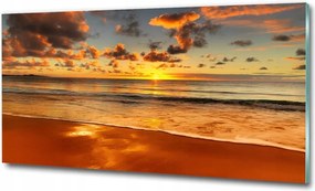 Fotó kép edzett üveg Viharfelhők 125x50