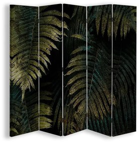 Gario Paraván Leaf in the Dark Méret: 180 x 170 cm, Kivitelezés: Forgó paraván 360°