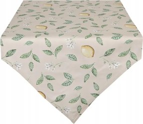 Pamut futófelület Lemons &amp; Leafs 50x160 cm