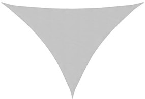 világosszürke 100% poliészter oxford szövet napvitorla 7x5x5 m
