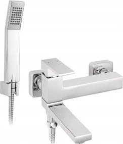 Ferro Kádtöltő Csaptelep Fali Zuhanyszettel, Króm