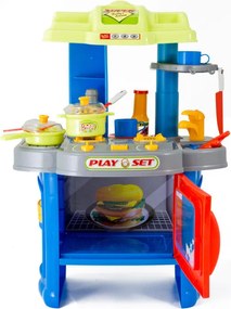 G21 játék - DELICACY gyerek konyha tartozékokkal, kék