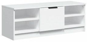 fehér szerelt fa TV-szekrény 102 x 35,5 x 36,5 cm