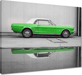 Vászonkép 50x40 Zöld Ford Mustang Usa