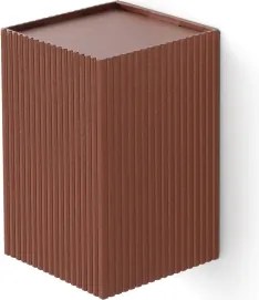 FARO 40537 - Fali lámpa SOLE 1xGU10/8W/230V tégla csipkézett szögletes