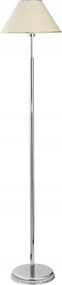 Padlólámpa Begamo Ezüst Bézs Lámpabúra 1xE27 165 cm Álló Lámpa Otthon