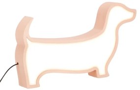 LED gyerekasztali lámpa DOG LED/12W/230V rózsaszín