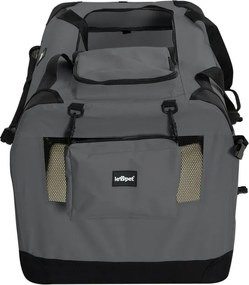 Leopet® Szállítódoboz kutyáknak S 49,5x34,5 x 35 cm antracit