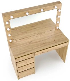 Hollywood XL fésülködőasztal, artisan tölgy