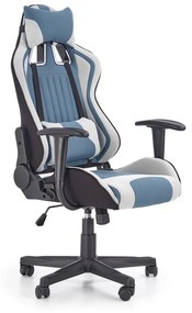 Kajman irodai szék, kék / fehér
