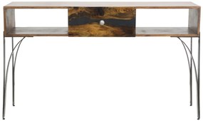 Konzol mustang 130x40x80 (Egyiptomi akác) cm