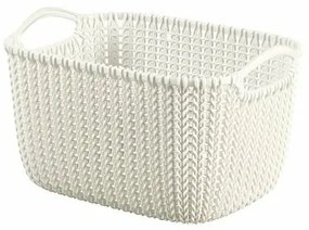 Curver Knit tároló kosár 8 l, krém, 8 l