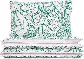 Trópusi levelek ágyneműhuzat 100x135 cm 1x 60x40 cm Mumla