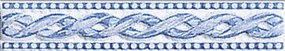 Fineza Ricordi Bordűr bleu 4x20 cm fényes RICLIFIB