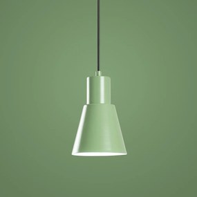 Konikkem Mint menta fém függőlámpa, Ø14 cm