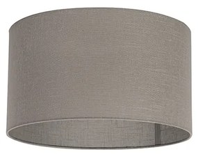 Pamut lámpabúra taupe kerek 35/35/20