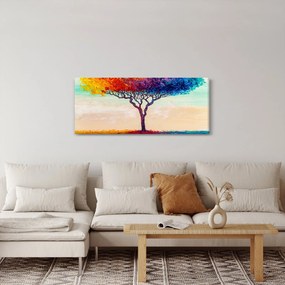Egy festett fa képe (120x50 cm)