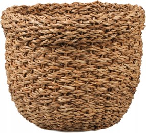 Boho Kerek Tengerifű Kosár 29x29x25 cm
