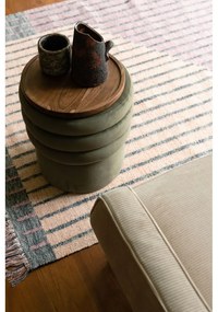 Rózsaszín-barackszínű pamut szőnyeg 160x230 cm Hampton – Dutchbone