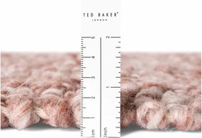 Törtrózsaszín kézi szövésű buklé futószőnyeg 80x200 cm Notting Hill Portobello – Ted Baker