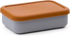 Kék-narancssárga szilikon gyerek uzsonnás doboz Lili – Kave Home