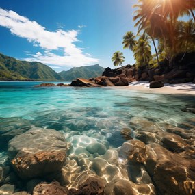 Poszter 30x30cm Elszigetelt Paradicsom