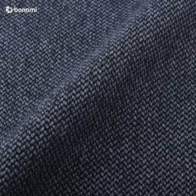 Sötétkék kárpitozott franciaágy tárolóhellyel, ágyráccsal 140x200 cm Arendal – Cosmopolitan Design