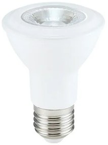LED lámpa , égő , spot , E27 foglalat , PAR20 , 5.8 Watt , 40° , meleg fehér , SAMSUNG Chip , 5 év garancia